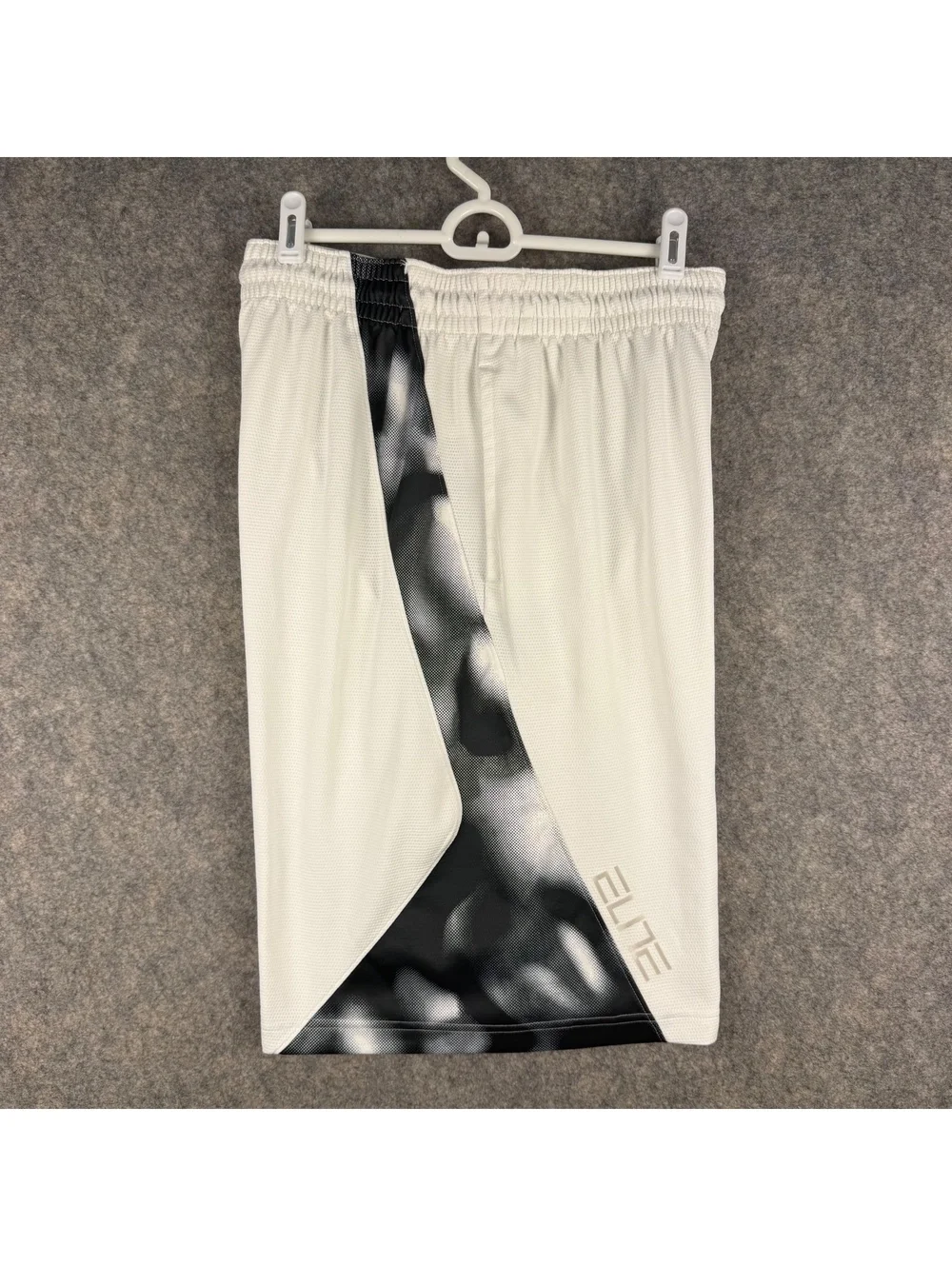 Nike Elite Posterize Dry Basketball Shorts AJ4217 White Black Men Large 11” 352